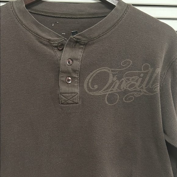 O'Neill Other - NOT FOR SALE O'Neill Men's Dark Brown Long Sleeve Thermal Henley